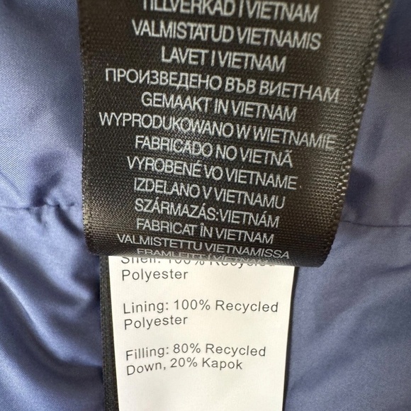 MARMOT Men’s Guides Down Hoody 700-Fill Lightweight Puffer Jacket Hooded Blue XL - Picture 7 of 7